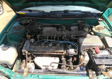 1997 Toyota Corolla Ce из США, поврежденный, VIN 2T1BA02E1VC192430